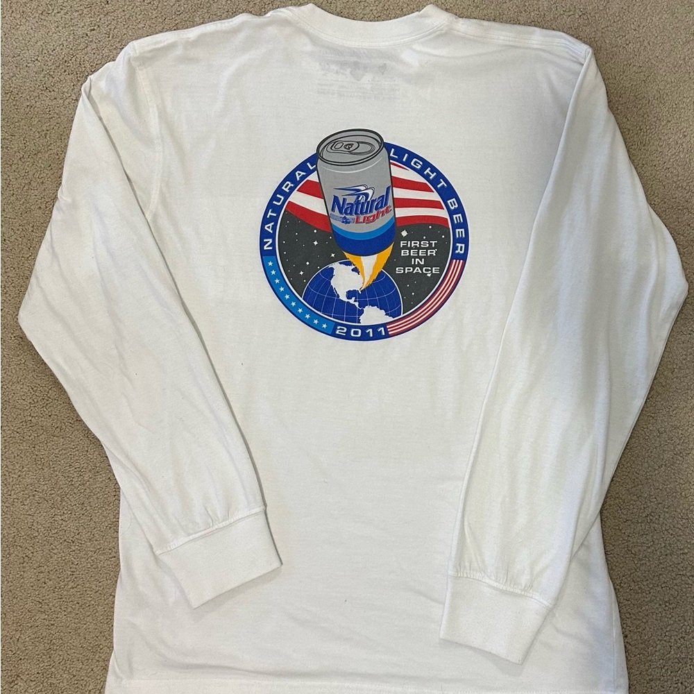 RG Medium Long-Sleeve Natural Light Graphic Tee